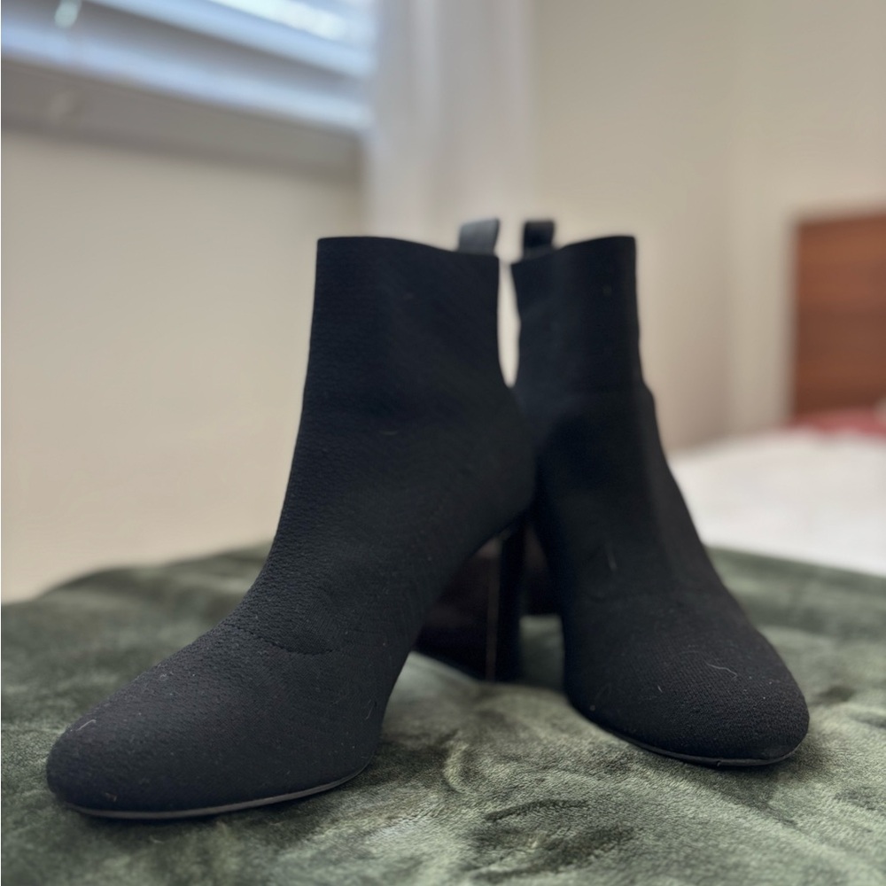 BCBG Classic Black Ankle Booties